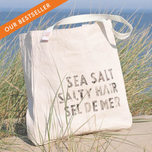 TOTE BAG - SEL DE MER - black